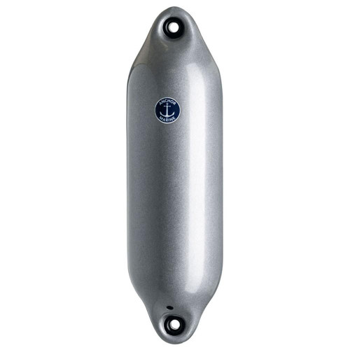  Anchor Marine 11 x 40cm Standard Cylindrical Fender Metallic Silver 