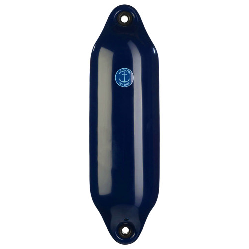 Anchor Marine 18 x 65cm Standard Cylindrical Fender Navy Blue