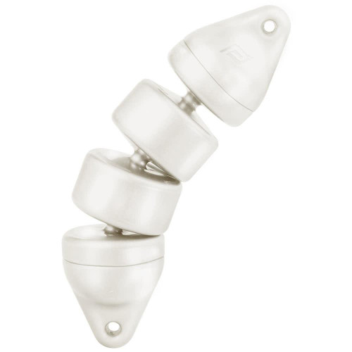  Plastimo 12 x 48cm Articulated Rib Fender With Rope White 