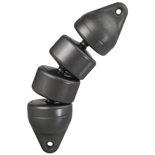  Plastimo 15 x 60cm Articulated Rib Fender With Rope Black 