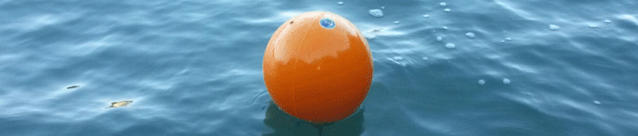 Orange Marker Buoys