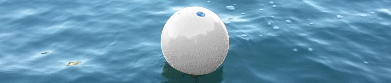 White Marker Buoys
