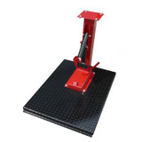 TSI Tire Changing Stand & Bead Breaker Shown with Optional Floor Plate