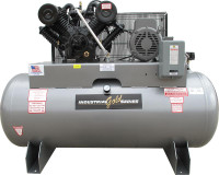 Industrial Gold CI523E80H-P Platinum Series 5 HP 3 Phase Horizontal Tank Air Compressor