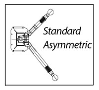 Launch TLT240SC Two Post Lift | Standard Asymmetric