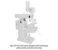 JET 690531 JTM-949EVS Mill With 3-Axis ACU-RITE 200S DRO (Quill), Air Powered Drawbar and X-Axis Powerfeed