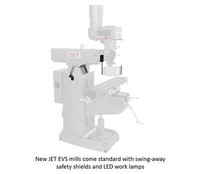 JET 690545 JTM-949EVS Mill With 3-Axis Newall DP700 DRO (Quill) and X-Axis Powerfeed