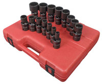 Sunex 1/2" Drive SAE Universal Impact Socket Set