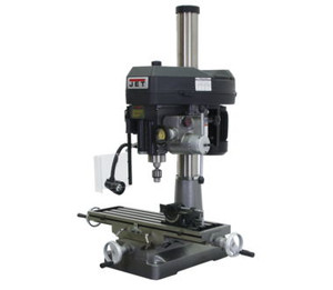 JET 350136 JMD-18PFN Mill/Drill With Newall DP500 DRO and X-AXIS  Table Powerfeed, 2HP, 230V 1Ph