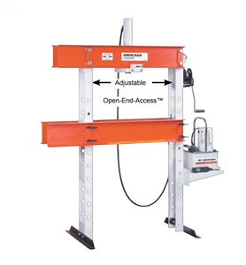 Power Team SPE2514DS 25-ton Double-Acting H-Frame Open-End Access Floor Press