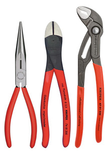 Knipex 002008US2 3 pc Universal Pliers Set w/ Cobra Pliers