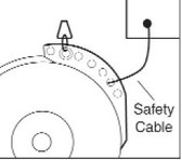 Reelcraft 12" Safety Cable