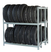 Rivetier R2-2DES 5' x 3'6"' x 5' Automotive Tire Rack Starter