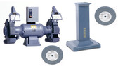 Baldor 1216W Grinder with GA20 Pedestal and Wheels Package