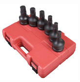 Sunex 5607 1" Dr. 6 Pc. Metric Hex Drive Impact Socket Set