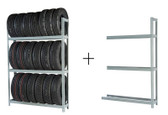 Rivetier R2-3SES Automotive Tire Rack Starter + 1 Adder Rack Package