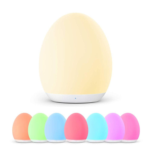 RGB Egg-Shaped Touch Night Light product image