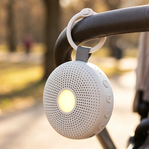 15-Sound Rechargeable White Noise Machine with Night Light