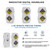 Magnetic LED Hourglass Visual Timer with Dimmable Night Light – additional product view 1