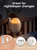 Clip-On Baby White Noise Machine with Vibration & Night Light