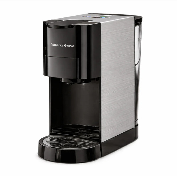 4-in-1 Capsule Espresso Machine 19 Bar Single Serve Coffee Maker for Nespresso Original L’OR Dolce Gusto & Ground Coffee Adjustable Cup Volume 1450W