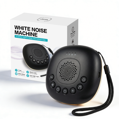 24-Sound Portable White Noise Machine with Night Light & Timer
