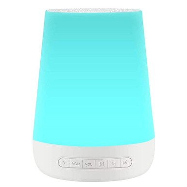 28-Sound White Noise Machine with Headphone Jack & Colour Night Light