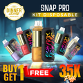 Dinner Lady Snap Pro Kit Disposable | 35K Puffs - Buy 1 Get 1 Free