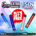 Fuzze Extra Disposable | 1500 Puffs - Buy 1 Get 1 Free