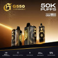 Grail G550 Disposable 50K Puffs