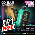 Oxbar Maglink Nixodine Kit Disposable | 75K Puffs - Buy 1 Get 1 Free