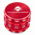 KOZO GRINDER M2 - 2.5 Inch ALUMINUM 4CT-RED