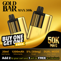 Gold Bar Max 50K Puff Disposable