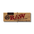 RAW Rolling Papers-1-1 4-1PK Classic with Connoisseur Tips