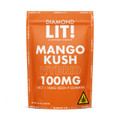 LIT THC Gummies 100MG-10CT Mango Kush Hybrid