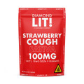 LIT THC Gummies 100MG-10CT Strawberry Cough Sativa