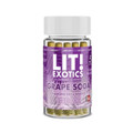 LIT THC Diamond Exotic Prerolls Joint Jar 1G-5CT Grape Soda Indica