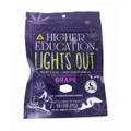 Higher Education Lights Out THC Melatonin Mushroom Blend Gummies Grape Indica