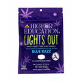 Higher Education Lights Out THC Melatonin Mushroom Blend Gummies Blue Razz Indica