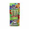 Viva La Hemp THC Infused Diamonds Prerolls 2G -1PK 3CT Bubble Gum Cake – Sativa