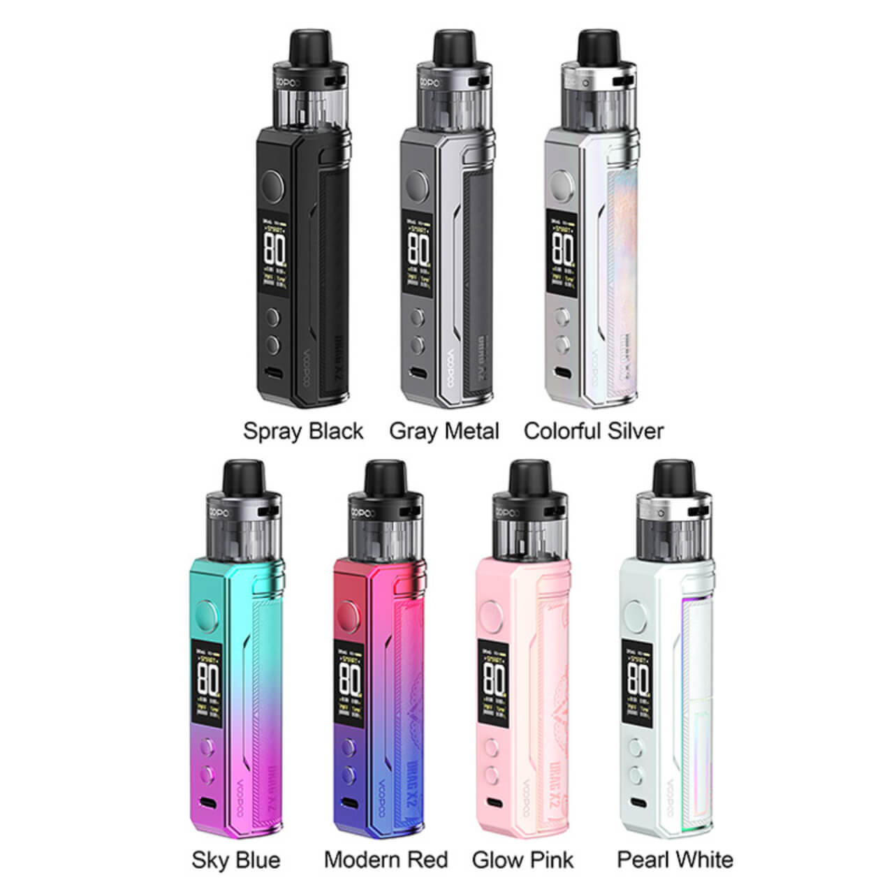 Premium VooPoo DRAG X2 Kit at Best Price | EcmVape