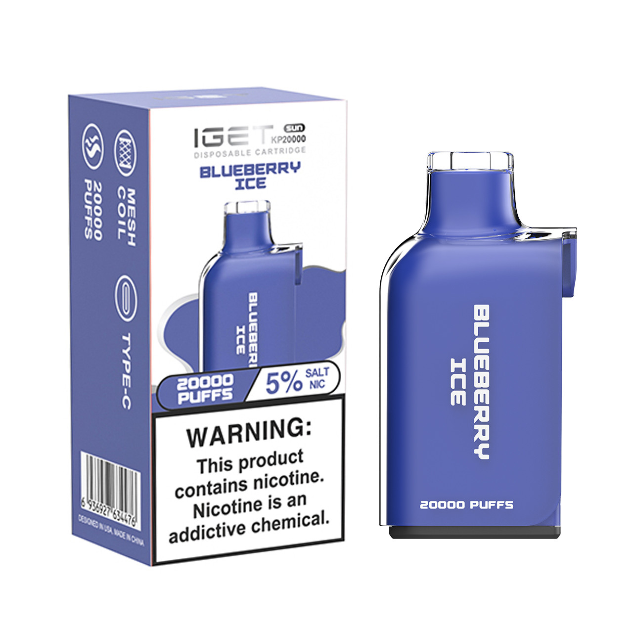 Sun Kp20000 Pod IGET Sun KP20000 Puff Replaceable Disposable Device