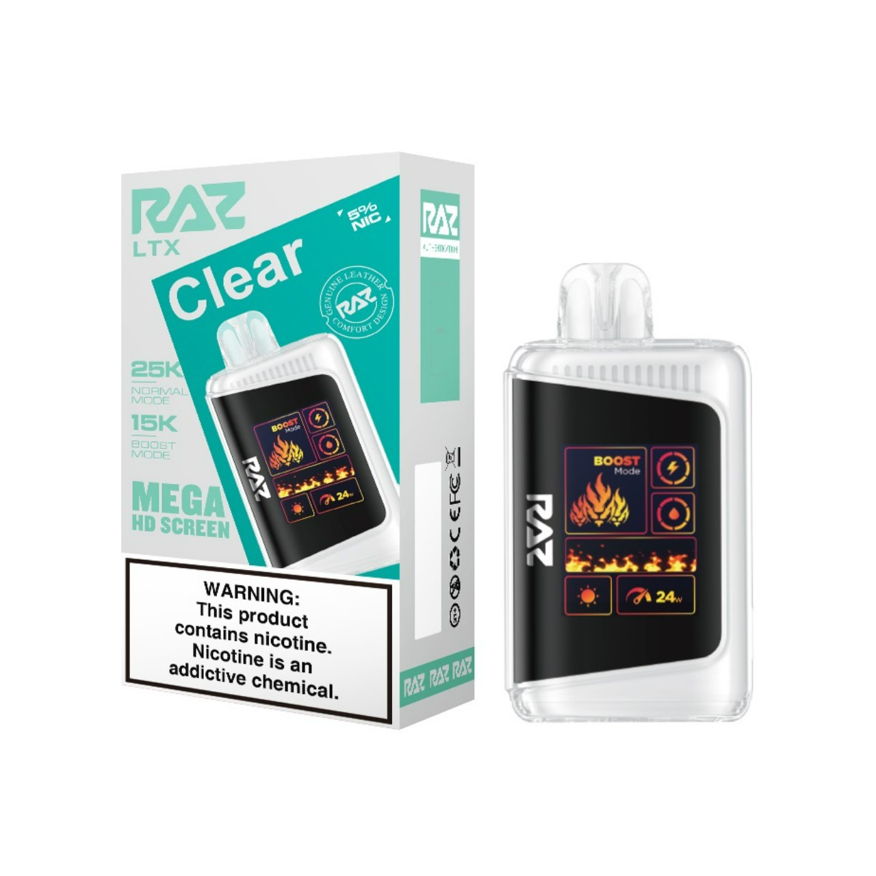 clear sapphire raz flavor