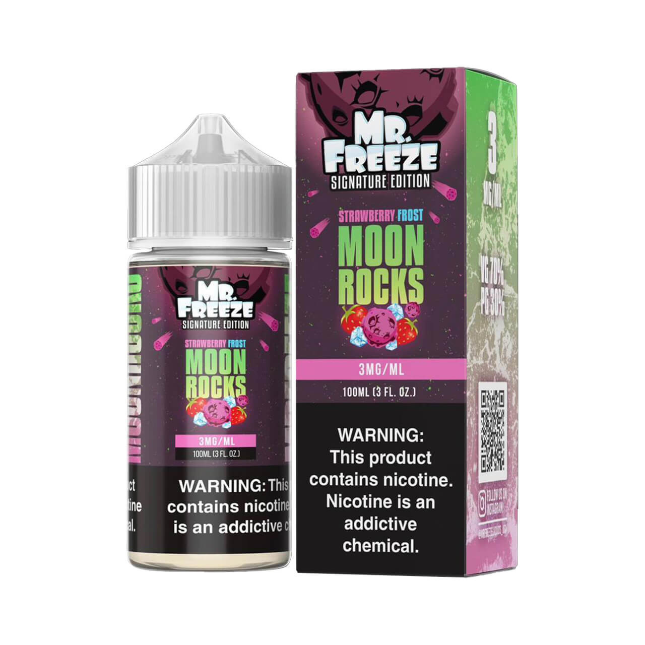 mr freeze vape juice Mr.Freeze Moon Rocks Strawberry Frost 100ml E-Juice Online