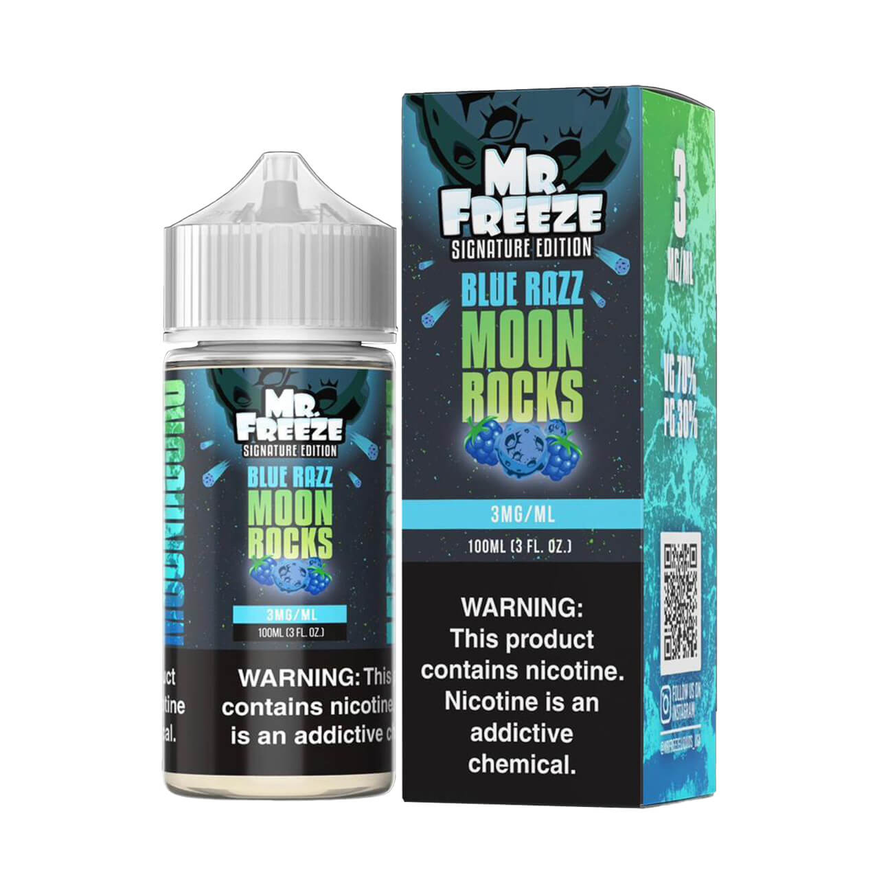 Mr.Freeze Moon Rocks Blue Razz 100ml E-Juice Online