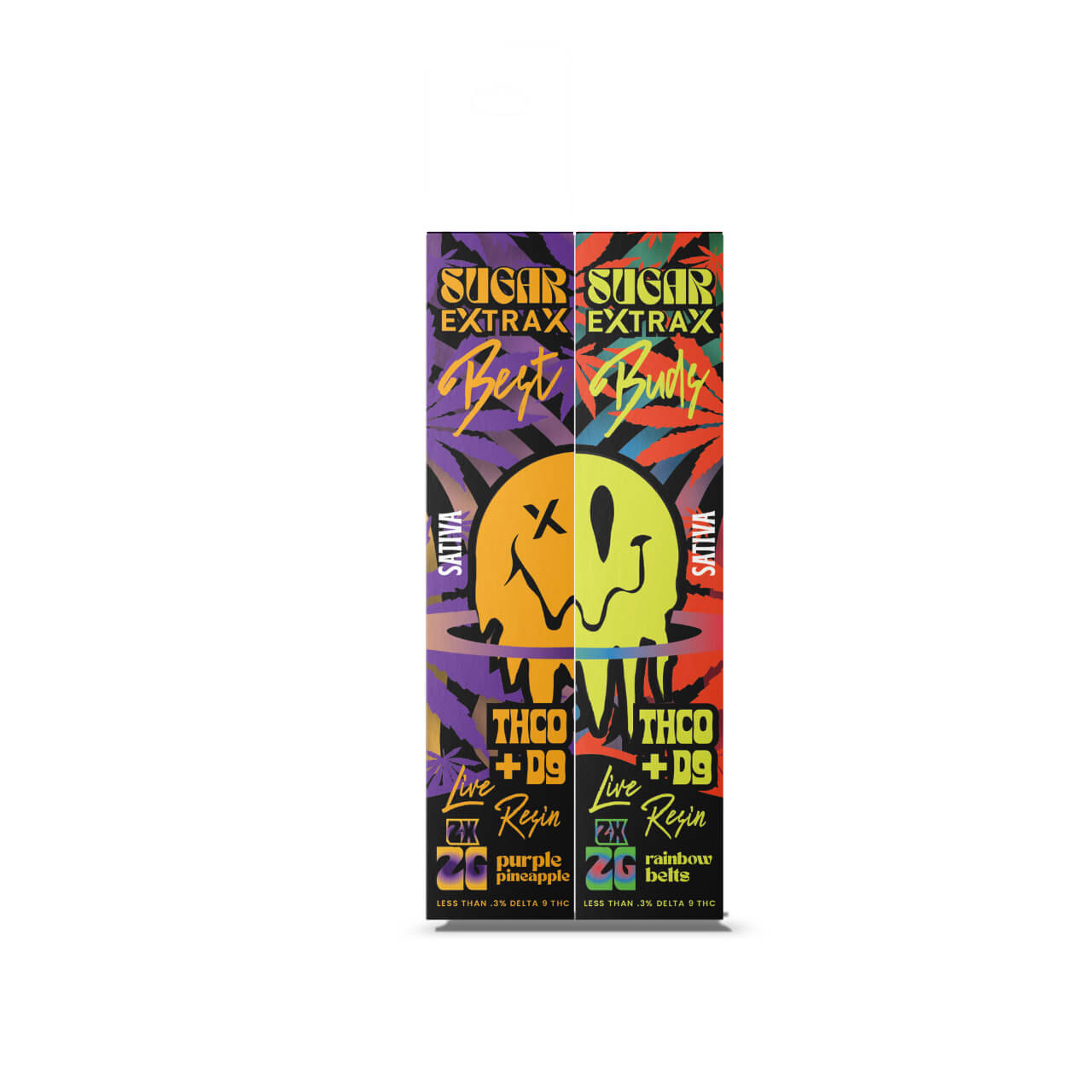 sugar Sugar Extrax 2G THC-O D9 Live Resin Disposable (Pack of 2)