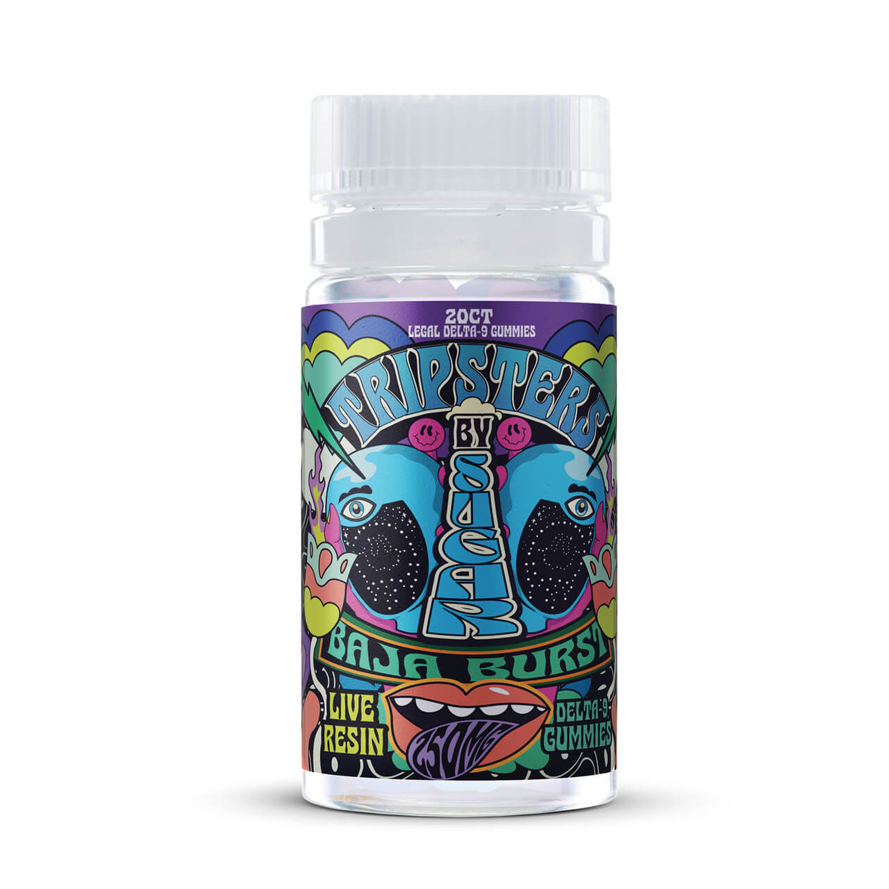 Best Sugar Tripsters Delta 9 Live Resin Gummies – 20 Count