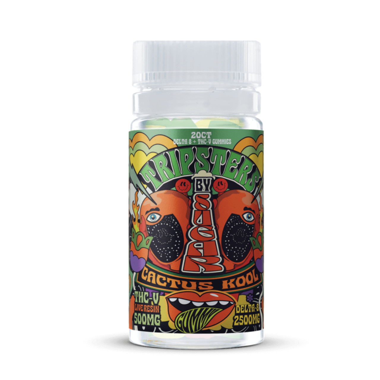 Sugar Tripsters Delta 8 Live Resin Gummies (20 Count)