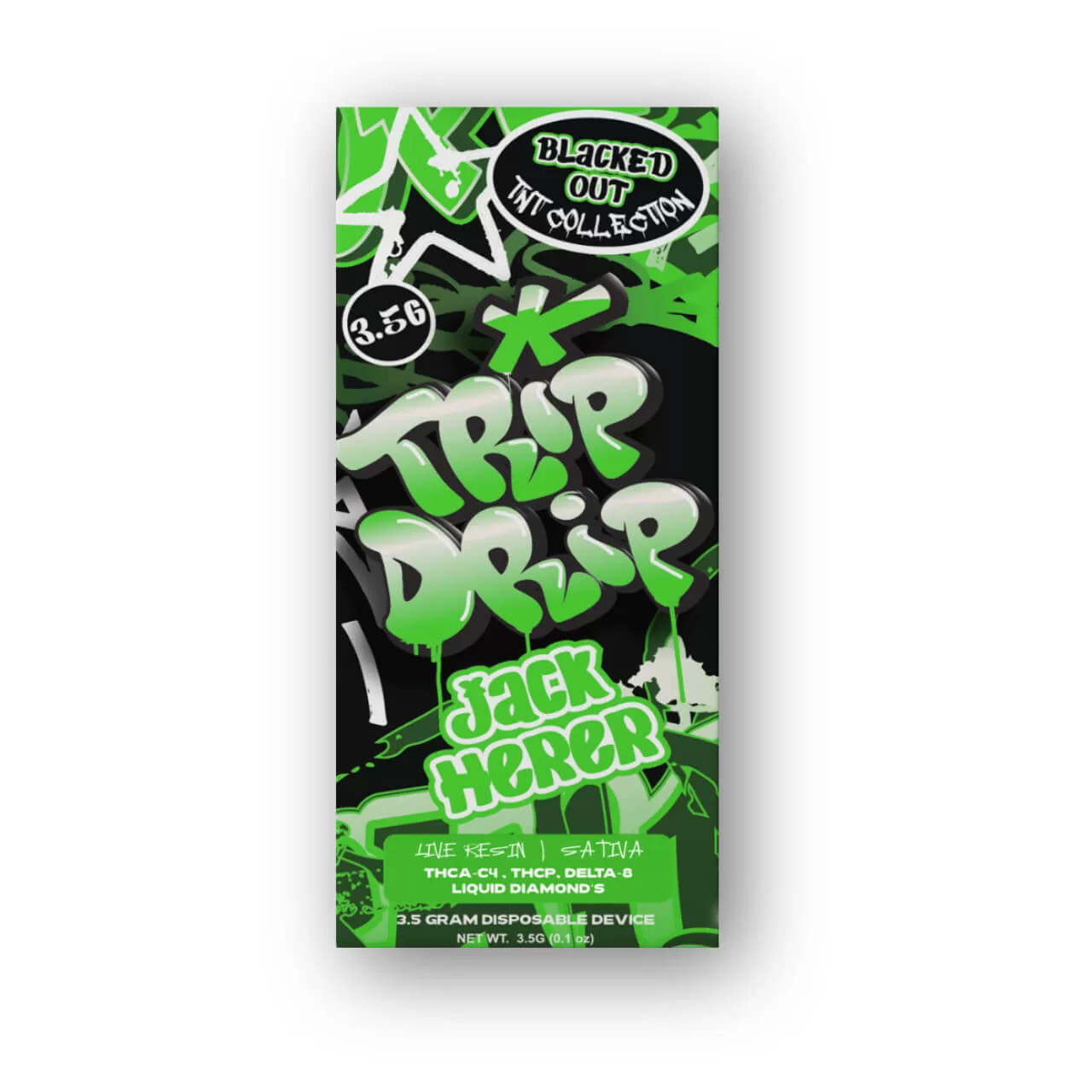 Trip Drip Blacked Out TNT Collection Liquid Diamonds Disposable | 3.5G