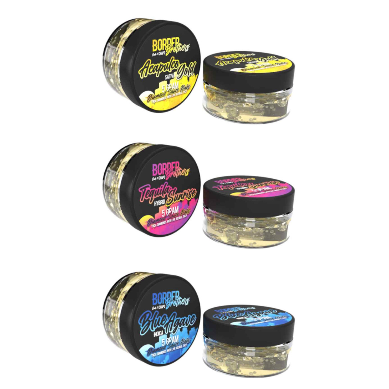 Buy Cali Extrax Border Brothers THC-A Diamond Sauce Dabs - 5G